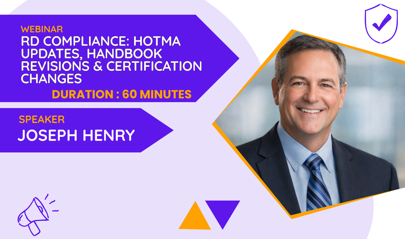RD Compliance : HOTMA Updates, Handbook Revisions & Certification Changes